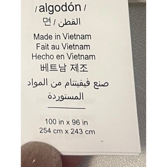 Pottery Barn Belgian Flax Linen Blackout Curtain | Classic Ivory 100 x 96" - Picture 8 of 8